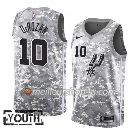 Maillot Basket Enfant San Antonio Spurs DeMar DeRozan 10 2018-19 Nike Gris Swingman